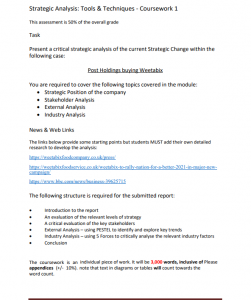 Post Holdings buying Weetabix Strategic Analysis